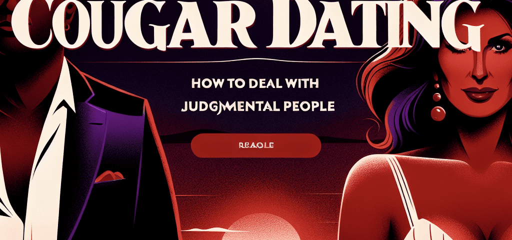 Cougar Dating: How to Deal with Judgmental People