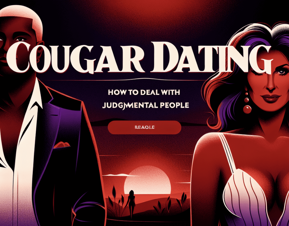 Cougar Dating: How to Deal with Judgmental People